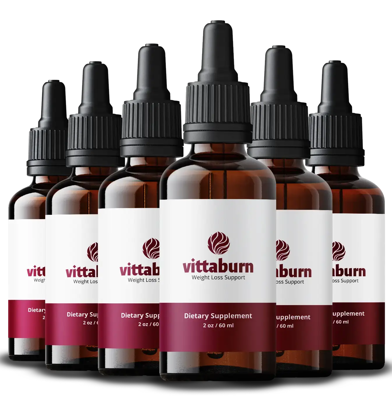 Vittaburn drop bottle for weight support